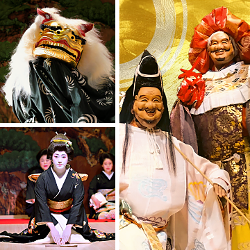 神楽 獅子舞 日本舞踊 箏 尺八